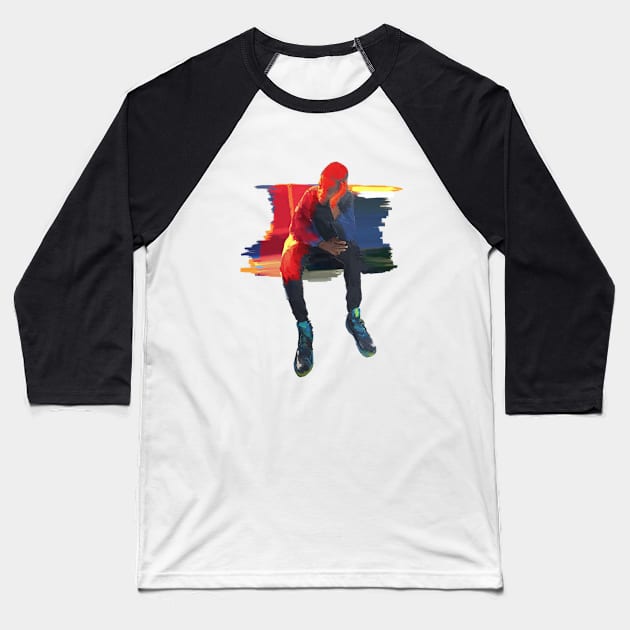 Losing Patience with the World Baseball T-Shirt by UBiv Art Gallery